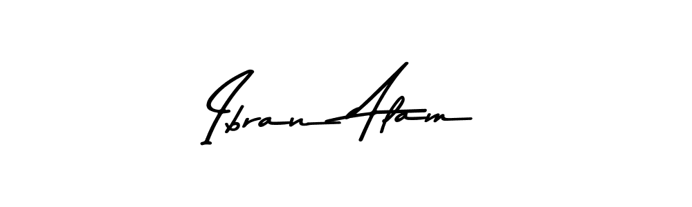 How to make Ibran Alam signature? Asem Kandis PERSONAL USE is a professional autograph style. Create handwritten signature for Ibran Alam name. Ibran Alam signature style 9 images and pictures png