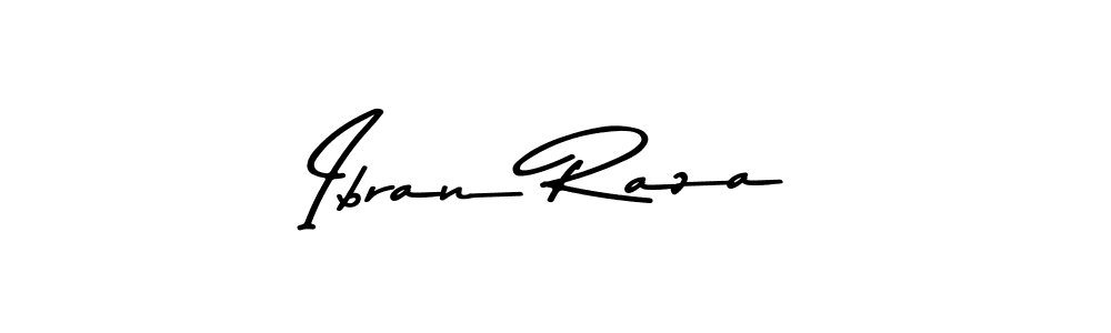 Design your own signature with our free online signature maker. With this signature software, you can create a handwritten (Asem Kandis PERSONAL USE) signature for name Ibran Raza. Ibran Raza signature style 9 images and pictures png