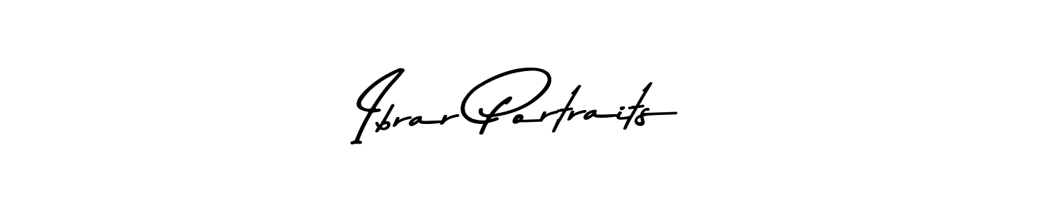 How to make Ibrar Portraits signature? Asem Kandis PERSONAL USE is a professional autograph style. Create handwritten signature for Ibrar Portraits name. Ibrar Portraits signature style 9 images and pictures png