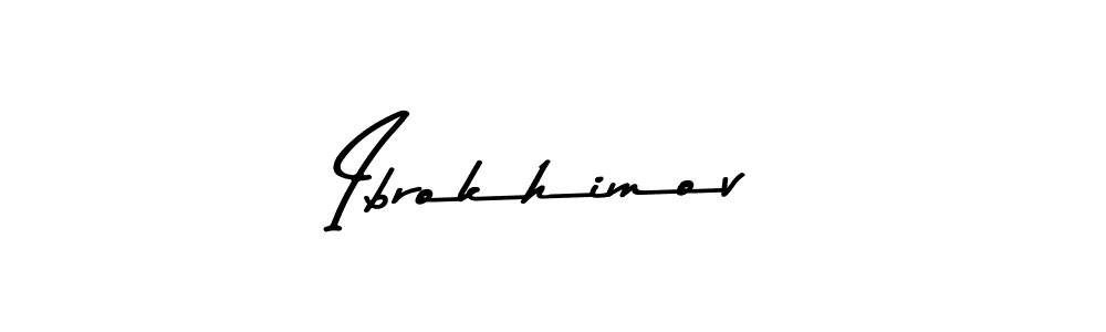 Also You can easily find your signature by using the search form. We will create Ibrokhimov name handwritten signature images for you free of cost using Asem Kandis PERSONAL USE sign style. Ibrokhimov signature style 9 images and pictures png