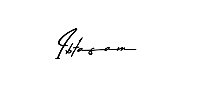 How to make Ibtasam name signature. Use Asem Kandis PERSONAL USE style for creating short signs online. This is the latest handwritten sign. Ibtasam signature style 9 images and pictures png