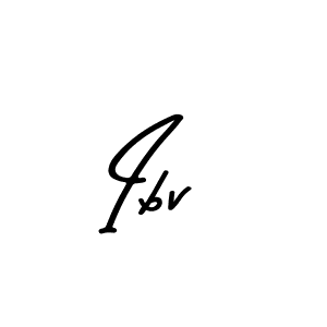 Make a beautiful signature design for name Ibv. With this signature (Asem Kandis PERSONAL USE) style, you can create a handwritten signature for free. Ibv signature style 9 images and pictures png