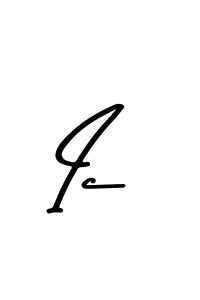 The best way (Asem Kandis PERSONAL USE) to make a short signature is to pick only two or three words in your name. The name Ic include a total of six letters. For converting this name. Ic signature style 9 images and pictures png