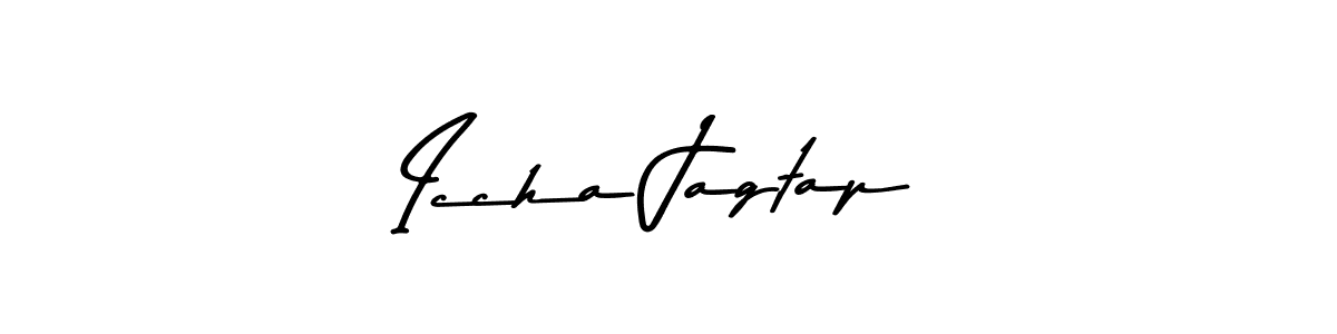 Design your own signature with our free online signature maker. With this signature software, you can create a handwritten (Asem Kandis PERSONAL USE) signature for name Iccha Jagtap. Iccha Jagtap signature style 9 images and pictures png