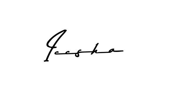 Asem Kandis PERSONAL USE is a professional signature style that is perfect for those who want to add a touch of class to their signature. It is also a great choice for those who want to make their signature more unique. Get Iccsha name to fancy signature for free. Iccsha signature style 9 images and pictures png