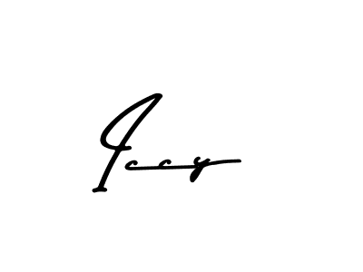 Create a beautiful signature design for name Iccy. With this signature (Asem Kandis PERSONAL USE) fonts, you can make a handwritten signature for free. Iccy signature style 9 images and pictures png