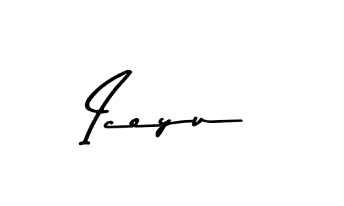 Create a beautiful signature design for name Iceyu. With this signature (Asem Kandis PERSONAL USE) fonts, you can make a handwritten signature for free. Iceyu signature style 9 images and pictures png