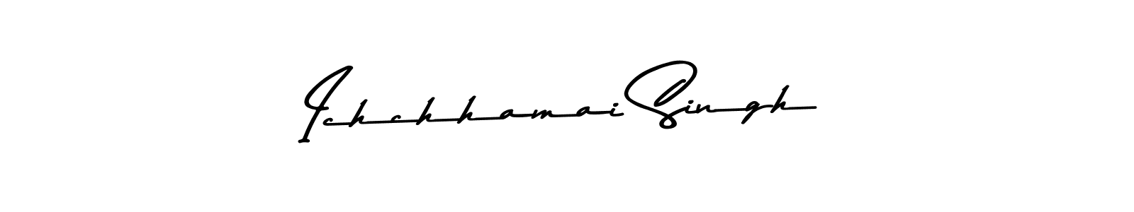 The best way (Asem Kandis PERSONAL USE) to make a short signature is to pick only two or three words in your name. The name Ichchhamai Singh include a total of six letters. For converting this name. Ichchhamai Singh signature style 9 images and pictures png