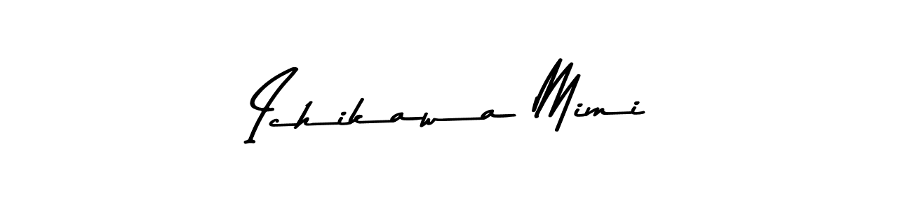 Use a signature maker to create a handwritten signature online. With this signature software, you can design (Asem Kandis PERSONAL USE) your own signature for name Ichikawa Mimi. Ichikawa Mimi signature style 9 images and pictures png