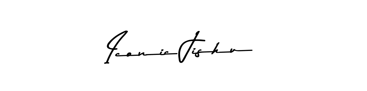 Similarly Asem Kandis PERSONAL USE is the best handwritten signature design. Signature creator online .You can use it as an online autograph creator for name Iconic Jishu. Iconic Jishu signature style 9 images and pictures png