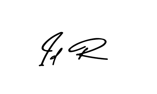 Create a beautiful signature design for name Id  R. With this signature (Asem Kandis PERSONAL USE) fonts, you can make a handwritten signature for free. Id  R signature style 9 images and pictures png