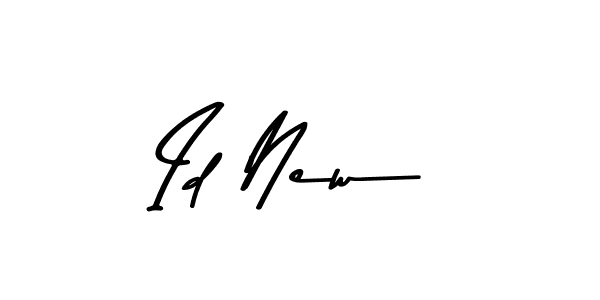 The best way (Asem Kandis PERSONAL USE) to make a short signature is to pick only two or three words in your name. The name Id New include a total of six letters. For converting this name. Id New signature style 9 images and pictures png