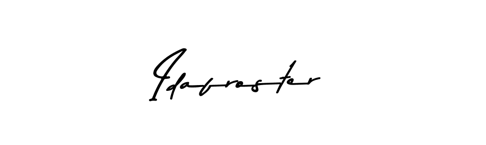 Use a signature maker to create a handwritten signature online. With this signature software, you can design (Asem Kandis PERSONAL USE) your own signature for name Idafroster. Idafroster signature style 9 images and pictures png