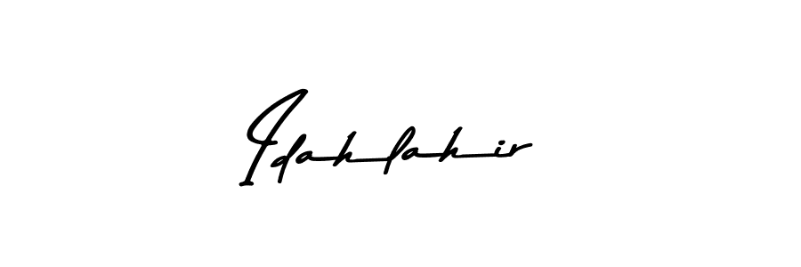 Design your own signature with our free online signature maker. With this signature software, you can create a handwritten (Asem Kandis PERSONAL USE) signature for name Idahlahir. Idahlahir signature style 9 images and pictures png