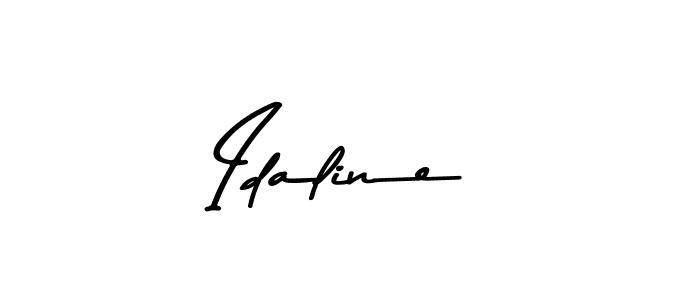 Make a beautiful signature design for name Idaline. With this signature (Asem Kandis PERSONAL USE) style, you can create a handwritten signature for free. Idaline signature style 9 images and pictures png