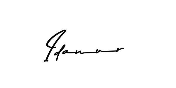 Idanur stylish signature style. Best Handwritten Sign (Asem Kandis PERSONAL USE) for my name. Handwritten Signature Collection Ideas for my name Idanur. Idanur signature style 9 images and pictures png