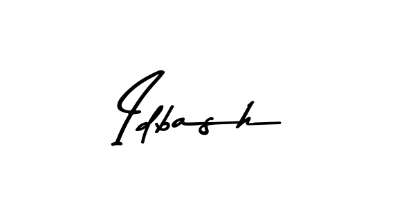 Idbash stylish signature style. Best Handwritten Sign (Asem Kandis PERSONAL USE) for my name. Handwritten Signature Collection Ideas for my name Idbash. Idbash signature style 9 images and pictures png