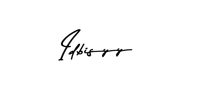 Use a signature maker to create a handwritten signature online. With this signature software, you can design (Asem Kandis PERSONAL USE) your own signature for name Idbisyy. Idbisyy signature style 9 images and pictures png