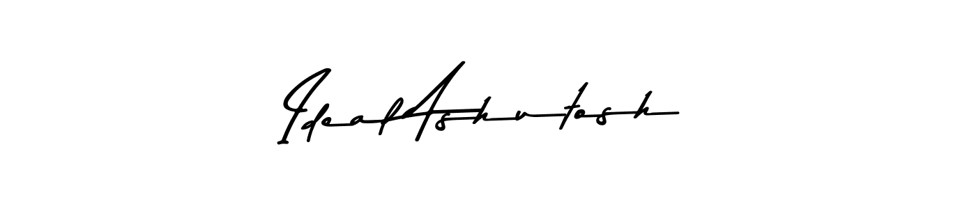 You should practise on your own different ways (Asem Kandis PERSONAL USE) to write your name (Ideal Ashutosh) in signature. don't let someone else do it for you. Ideal Ashutosh signature style 9 images and pictures png