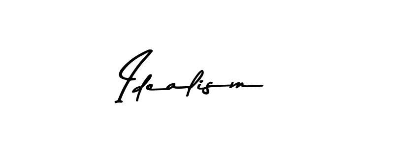 This is the best signature style for the Idealism name. Also you like these signature font (Asem Kandis PERSONAL USE). Mix name signature. Idealism signature style 9 images and pictures png