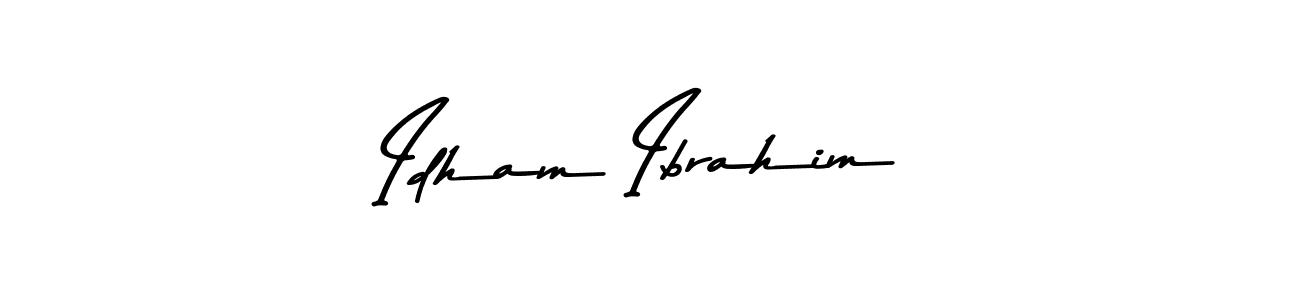 The best way (Asem Kandis PERSONAL USE) to make a short signature is to pick only two or three words in your name. The name Idham Ibrahim include a total of six letters. For converting this name. Idham Ibrahim signature style 9 images and pictures png