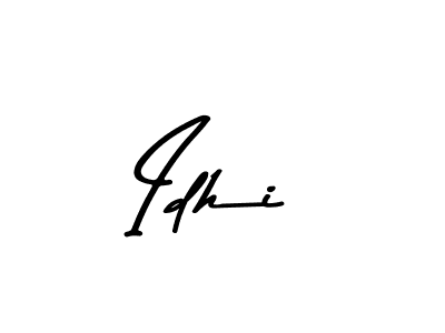 You should practise on your own different ways (Asem Kandis PERSONAL USE) to write your name (Idhi) in signature. don't let someone else do it for you. Idhi signature style 9 images and pictures png