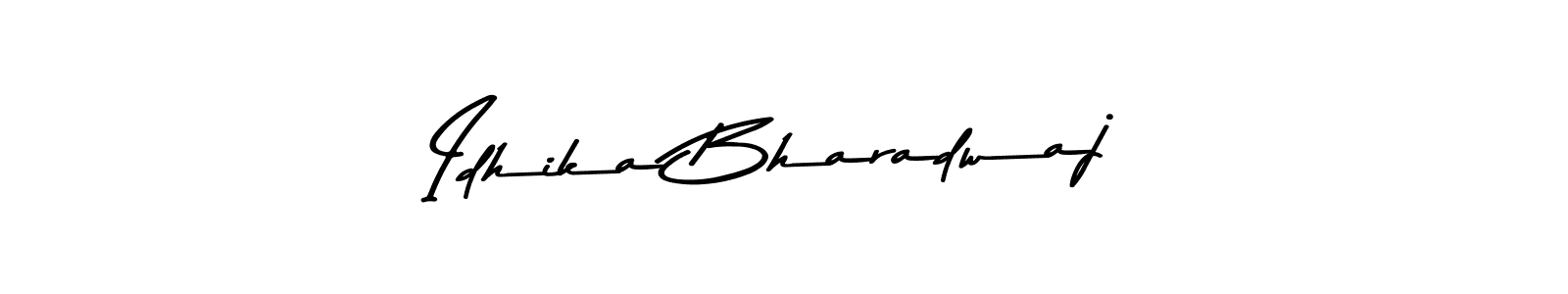 How to make Idhika Bharadwaj signature? Asem Kandis PERSONAL USE is a professional autograph style. Create handwritten signature for Idhika Bharadwaj name. Idhika Bharadwaj signature style 9 images and pictures png