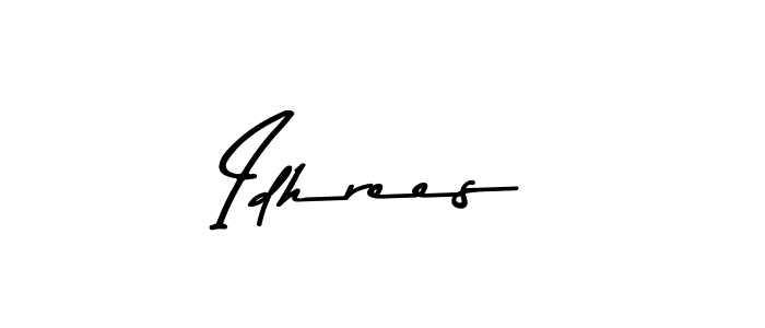 Similarly Asem Kandis PERSONAL USE is the best handwritten signature design. Signature creator online .You can use it as an online autograph creator for name Idhrees. Idhrees signature style 9 images and pictures png