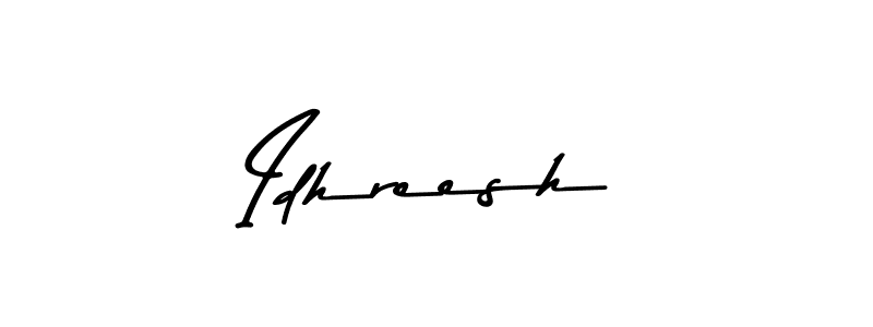 Also we have Idhreesh name is the best signature style. Create professional handwritten signature collection using Asem Kandis PERSONAL USE autograph style. Idhreesh signature style 9 images and pictures png