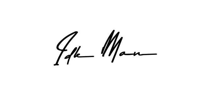 Similarly Asem Kandis PERSONAL USE is the best handwritten signature design. Signature creator online .You can use it as an online autograph creator for name Idk Man. Idk Man signature style 9 images and pictures png