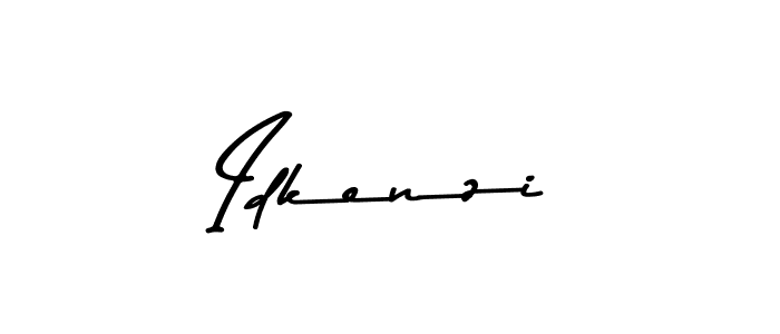 How to make Idkenzi signature? Asem Kandis PERSONAL USE is a professional autograph style. Create handwritten signature for Idkenzi name. Idkenzi signature style 9 images and pictures png