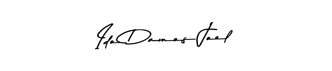 Use a signature maker to create a handwritten signature online. With this signature software, you can design (Asem Kandis PERSONAL USE) your own signature for name Ido Damos Joel. Ido Damos Joel signature style 9 images and pictures png