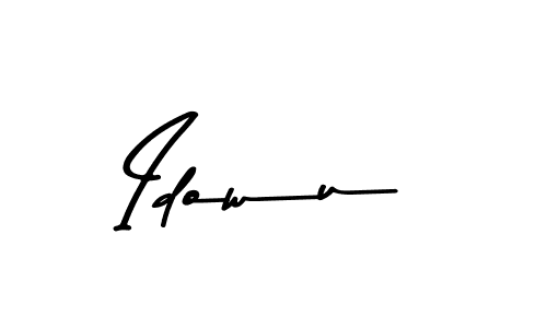 Also we have Idowu name is the best signature style. Create professional handwritten signature collection using Asem Kandis PERSONAL USE autograph style. Idowu signature style 9 images and pictures png