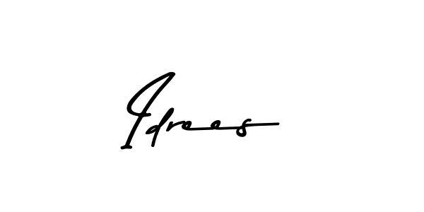 You should practise on your own different ways (Asem Kandis PERSONAL USE) to write your name (Idrees) in signature. don't let someone else do it for you. Idrees signature style 9 images and pictures png