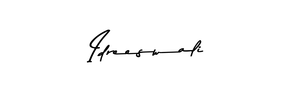 Create a beautiful signature design for name Idreeswali. With this signature (Asem Kandis PERSONAL USE) fonts, you can make a handwritten signature for free. Idreeswali signature style 9 images and pictures png