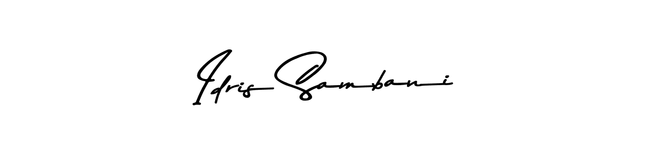 if you are searching for the best signature style for your name Idris Sambani. so please give up your signature search. here we have designed multiple signature styles  using Asem Kandis PERSONAL USE. Idris Sambani signature style 9 images and pictures png