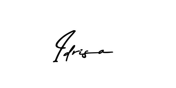 Idrisa stylish signature style. Best Handwritten Sign (Asem Kandis PERSONAL USE) for my name. Handwritten Signature Collection Ideas for my name Idrisa. Idrisa signature style 9 images and pictures png