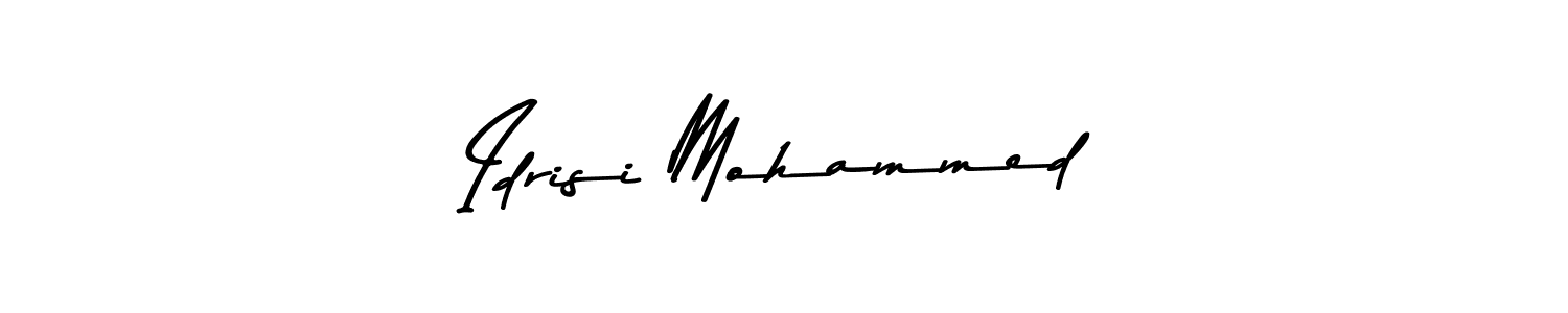 The best way (Asem Kandis PERSONAL USE) to make a short signature is to pick only two or three words in your name. The name Idrisi Mohammed include a total of six letters. For converting this name. Idrisi Mohammed signature style 9 images and pictures png