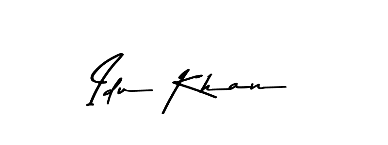 if you are searching for the best signature style for your name Idu Khan. so please give up your signature search. here we have designed multiple signature styles  using Asem Kandis PERSONAL USE. Idu Khan signature style 9 images and pictures png
