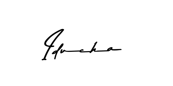 This is the best signature style for the Iducha name. Also you like these signature font (Asem Kandis PERSONAL USE). Mix name signature. Iducha signature style 9 images and pictures png