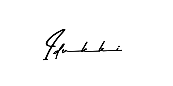 Create a beautiful signature design for name Idukki. With this signature (Asem Kandis PERSONAL USE) fonts, you can make a handwritten signature for free. Idukki signature style 9 images and pictures png