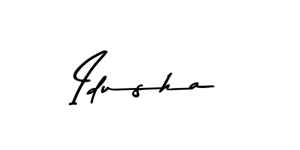 Also we have Idusha name is the best signature style. Create professional handwritten signature collection using Asem Kandis PERSONAL USE autograph style. Idusha signature style 9 images and pictures png