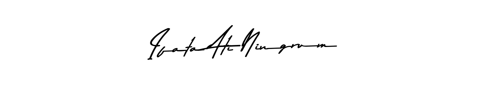 Here are the top 10 professional signature styles for the name Ifata Ati Ningrum. These are the best autograph styles you can use for your name. Ifata Ati Ningrum signature style 9 images and pictures png