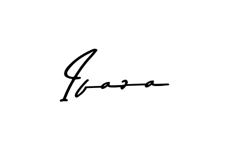 Create a beautiful signature design for name Ifaza. With this signature (Asem Kandis PERSONAL USE) fonts, you can make a handwritten signature for free. Ifaza signature style 9 images and pictures png