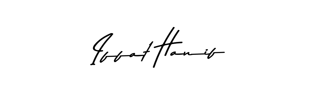 How to make Iffat Hanif signature? Asem Kandis PERSONAL USE is a professional autograph style. Create handwritten signature for Iffat Hanif name. Iffat Hanif signature style 9 images and pictures png