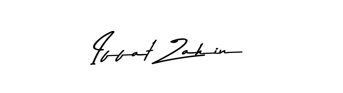 How to make Iffat Zahin signature? Asem Kandis PERSONAL USE is a professional autograph style. Create handwritten signature for Iffat Zahin name. Iffat Zahin signature style 9 images and pictures png