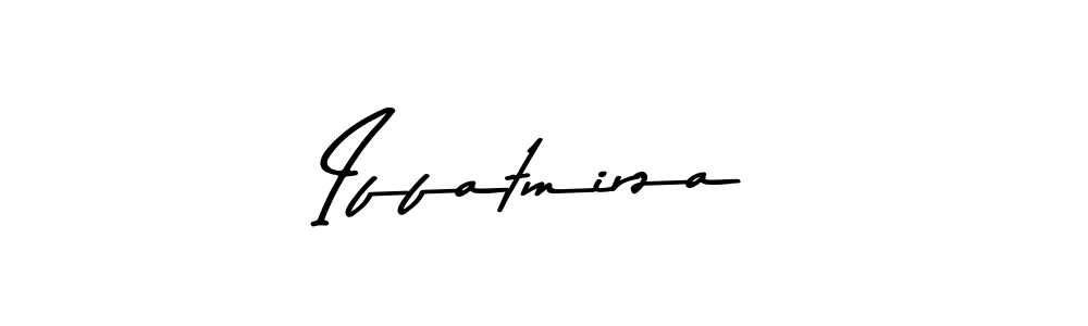 The best way (Asem Kandis PERSONAL USE) to make a short signature is to pick only two or three words in your name. The name Iffatmirza include a total of six letters. For converting this name. Iffatmirza signature style 9 images and pictures png