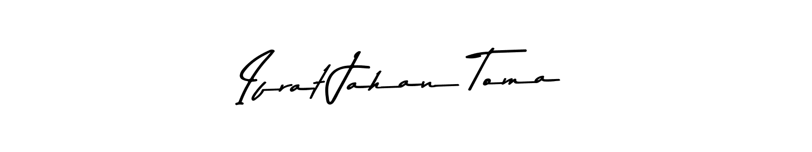 Also You can easily find your signature by using the search form. We will create Ifrat Jahan Toma name handwritten signature images for you free of cost using Asem Kandis PERSONAL USE sign style. Ifrat Jahan Toma signature style 9 images and pictures png