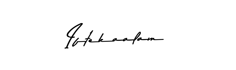 Also we have Iftekaalam name is the best signature style. Create professional handwritten signature collection using Asem Kandis PERSONAL USE autograph style. Iftekaalam signature style 9 images and pictures png