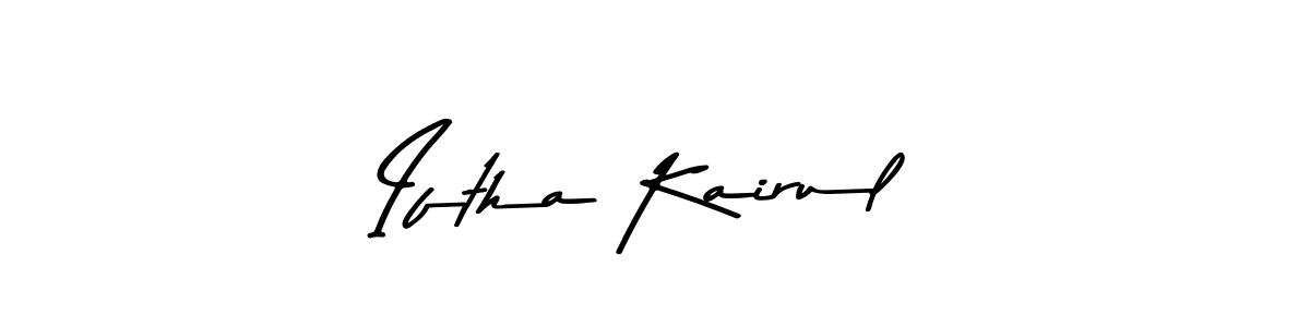 Also You can easily find your signature by using the search form. We will create Iftha Kairul name handwritten signature images for you free of cost using Asem Kandis PERSONAL USE sign style. Iftha Kairul signature style 9 images and pictures png